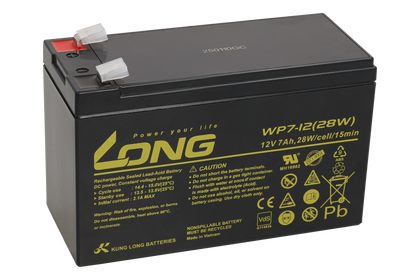 Kung Long WP7-12 12 V 7 Ah VRLA backup battery